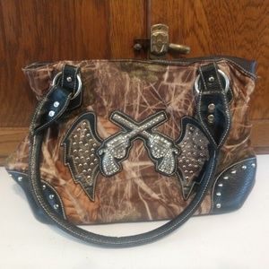 Camouflage purse
